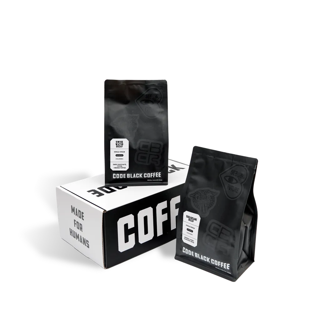 Code Black Coffee x Decaffeinated Espresso Bundle
