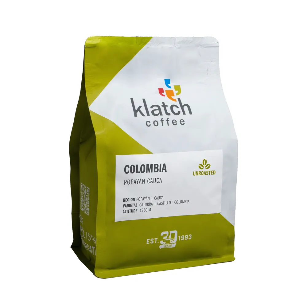 Unroasted Colombia Popayán Cauca