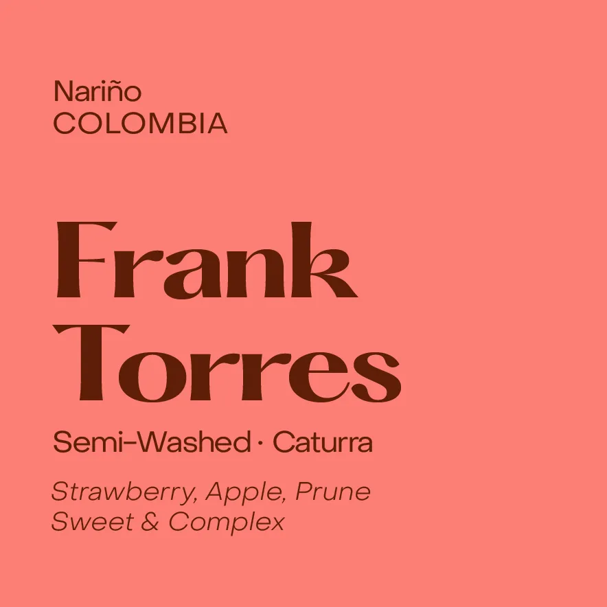 Colombia Frank Torres, Semi-Washed Caturra