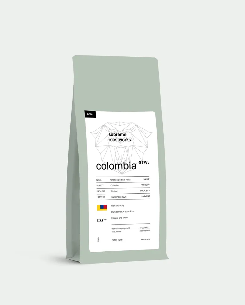 Colombia, Orlando Beltran, Huila, washed, 250g